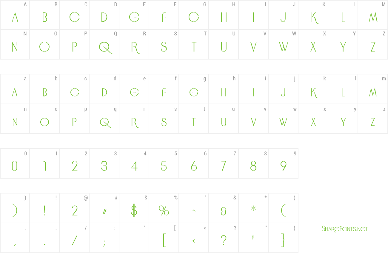 Font Dauphine Alternates preview